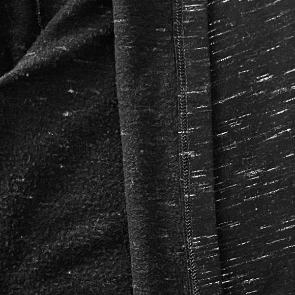 White House Black Market Open Fleecy Cardigan Cozy Black & White Women's Size M - Picture 11 of 13